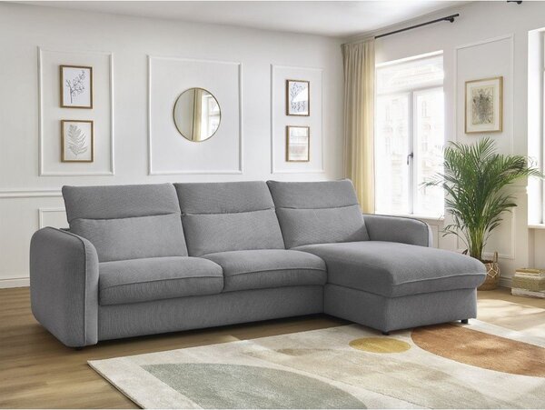 Сив ъглов диван Achille – Bobochic Paris