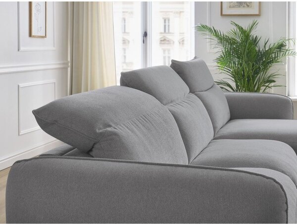 Сив ъглов диван Achille – Bobochic Paris