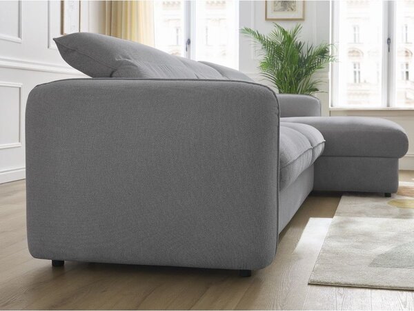 Сив ъглов диван Achille – Bobochic Paris
