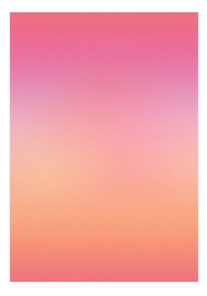 Печатна върху платно картина 70x100 cm Pink Aura – Styler