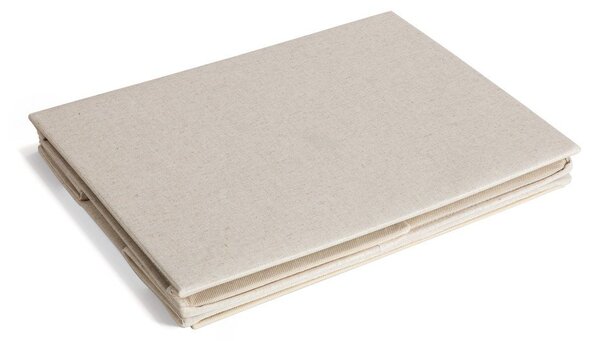 Бежова текстилна кутия за съхранение с капак 36x46x25 cm Soft Storage Large – Bigso
