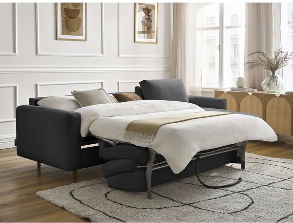 Черен ъглов диван Nouveau Cocoone – Bobochic Paris