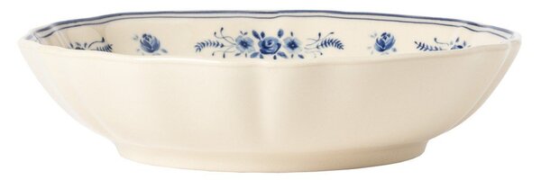 Синя/бежова глинена чиния за сервиране ø 23 cm Vila – Costa Nova