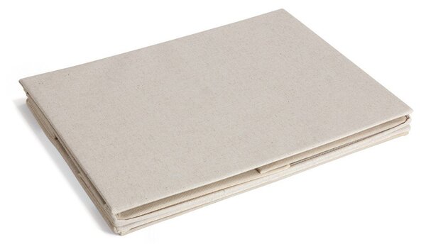 Бежова текстилна кутия за съхранение с капак 31x41x22 cm Soft Storage Medium – Bigso