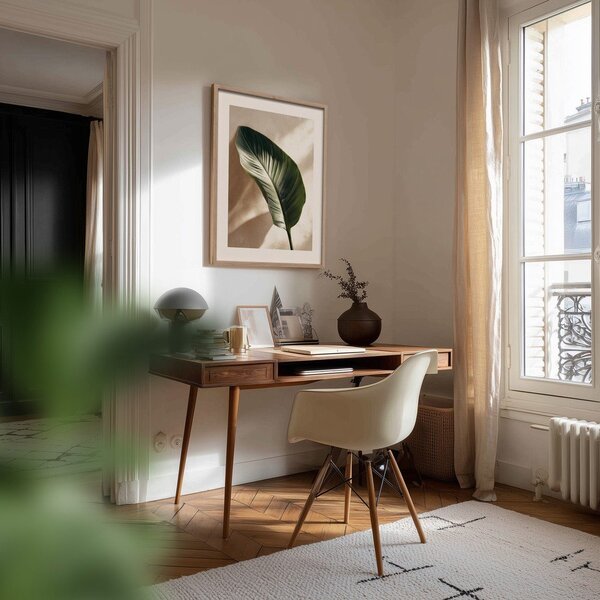 Печатна картина с включена рамка 50x70 cm Strelizia Leaf – Styler