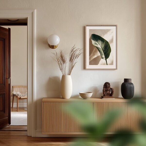 Печатна картина с включена рамка 50x70 cm Strelizia Leaf – Styler
