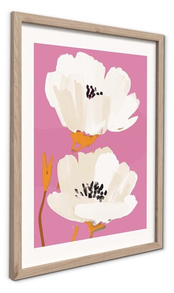 Печатна картина с включена рамка 30x40 cm Peony Bloom – Styler