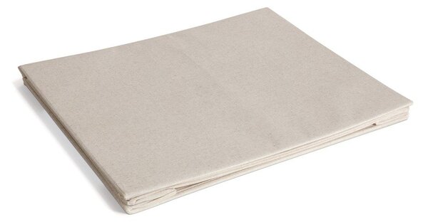 Бежова текстилна кутия за съхранение с капак 46x56x16 cm Soft Storage Low – Bigso
