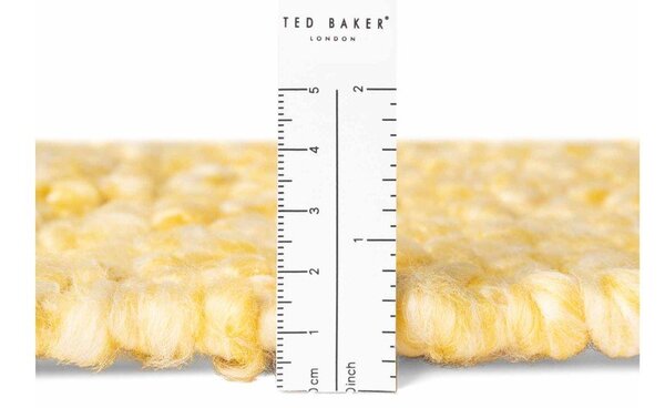 Жълта ръчно изработена пътека от букле 80x200 cm Notting Hill Portobello – Ted Baker