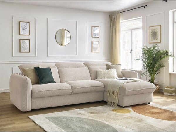 Бежов ъглов диван Achille – Bobochic Paris