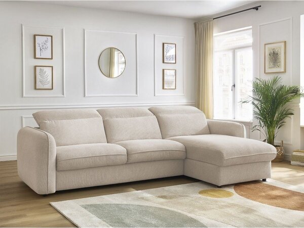Бежов ъглов диван Achille – Bobochic Paris