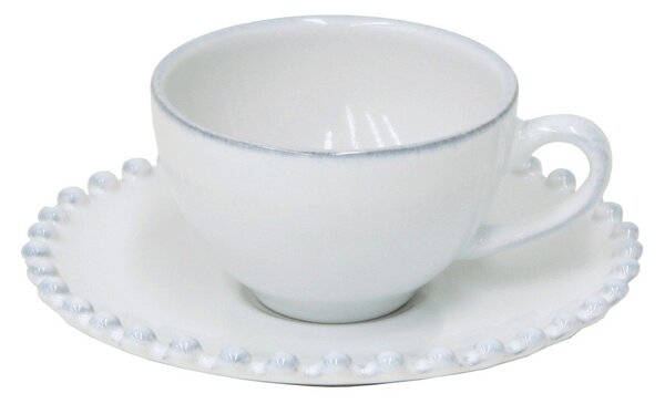 Бяла глинена чаша за еспресо 90 ml Pearl – Costa Nova