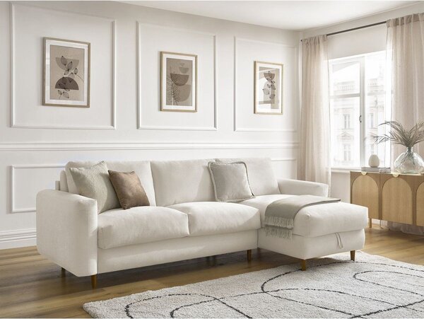 Бежов ъглов диван Nouveau Cocoone – Bobochic Paris
