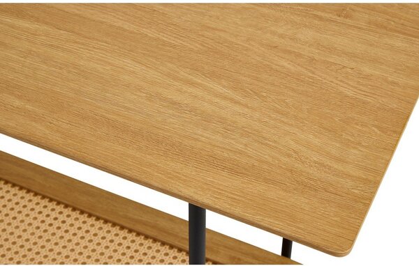 Конзолна маса от декор от дъб в естествен цвят 37x100 cm Pensacola – Unique Furniture