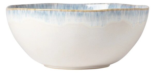 Бяла/синя глинена купа ø 28 cm Brisa – Costa Nova