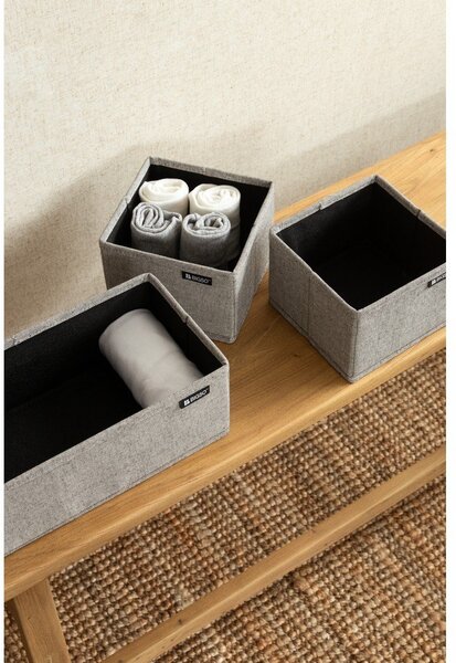 Текстилни органайзери за шкаф 3 бр. Soft Storage – Bigso
