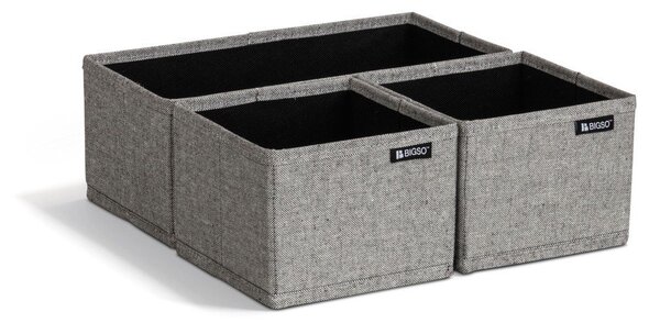 Текстилни органайзери за шкаф 3 бр. Soft Storage – Bigso