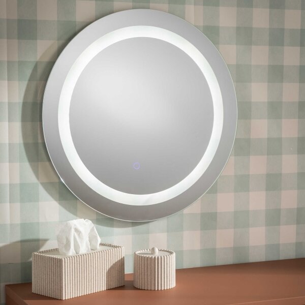 Zuma Line D2338-60-LED Димируемо огледало за баня 36W/230V 3000/4000/6000K Ø60 см IP44