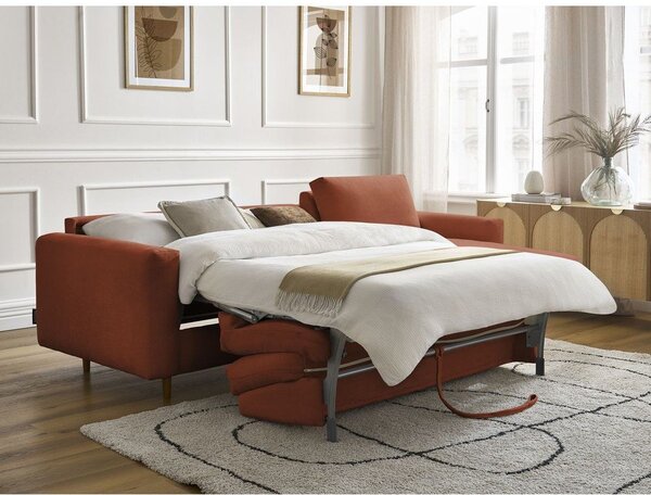 Оранжев ъглов диван Nouveau Cocoone – Bobochic Paris