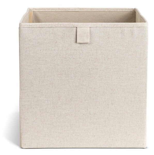 Бежова текстилна кутия за съхранение 32x31,5x31,5 cm Soft Storage Cube – Bigso