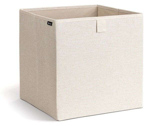 Бежова текстилна кутия за съхранение 32x31,5x31,5 cm Soft Storage Cube – Bigso