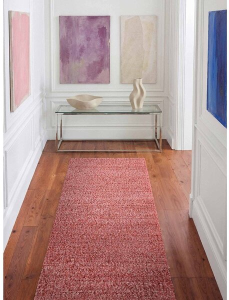 Тъмнорозова ръчно изработена пътека от букле 80x200 cm Notting Hill Portobello – Ted Baker