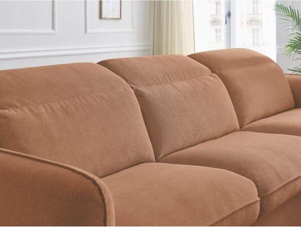 Оранжев ъглов диван Achille – Bobochic Paris