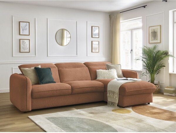 Оранжев ъглов диван Achille – Bobochic Paris