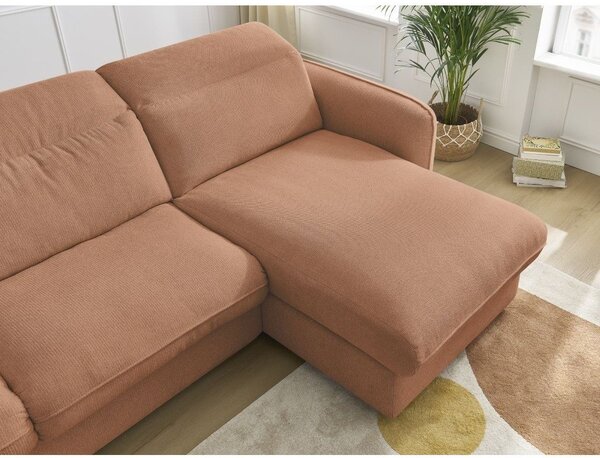 Оранжев ъглов диван Achille – Bobochic Paris