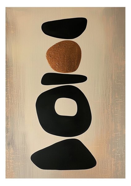 Печатна върху платно картина 70x100 cm Stones – Styler