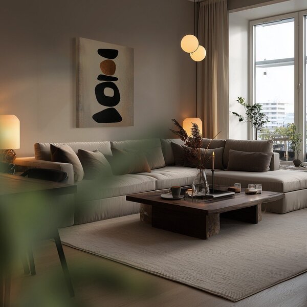 Печатна върху платно картина 70x100 cm Stones – Styler