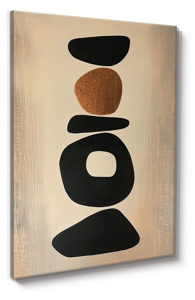 Печатна върху платно картина 70x100 cm Stones – Styler