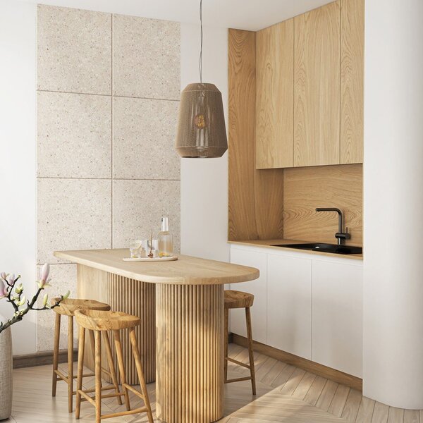 Текстилни акустични панели в комплект 2 бр. 60x60 cm Terrazzo – Styler