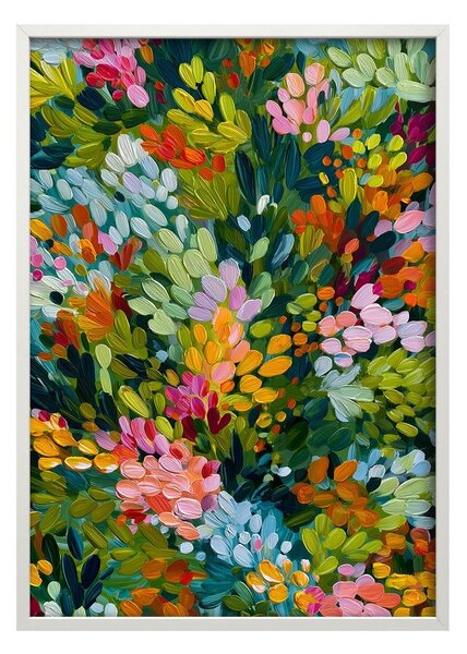 Печатна картина с включена рамка 50x70 cm Vivid Meadow – Styler
