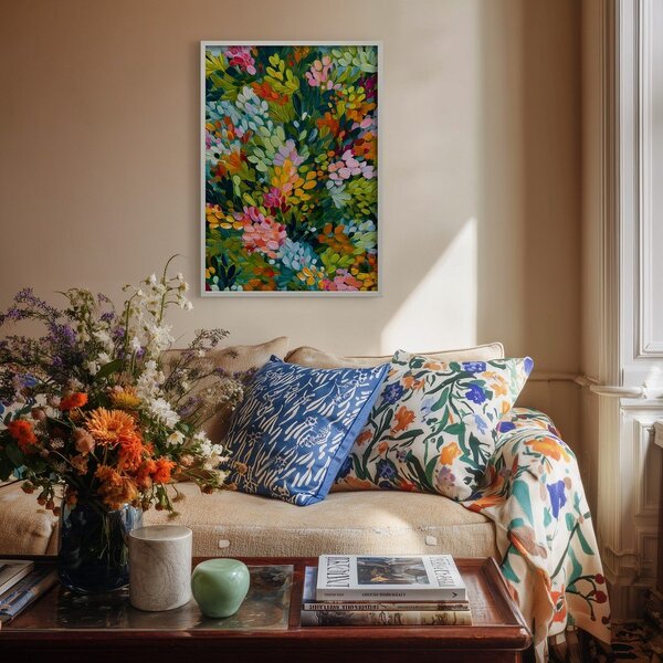 Печатна картина с включена рамка 50x70 cm Vivid Meadow – Styler