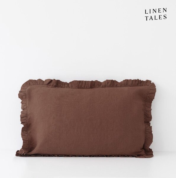 Ленена калъфка за възглавница 50x60 cm Chocolate – Linen Tales