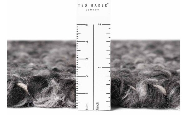 Тъмносива ръчно изработена пътека от букле 80x200 cm Notting Hill Portobello – Ted Baker
