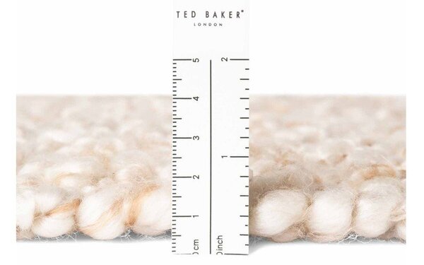 Кремава ръчно изработена пътека от букле 80x200 cm Notting Hill Portobello – Ted Baker