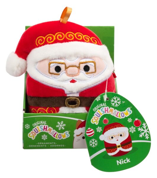 Текстилна Коледна украса ø 10 cm Santa Nick – SQUISHMALLOWS