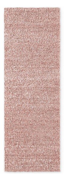 Сиво-розова ръчно изработена пътека от букле 80x200 cm Notting Hill Portobello – Ted Baker