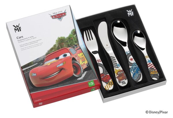 Комплект от 4 детски прибори за хранене от неръждаема стомана Disney Cars Disney Cars - WMF