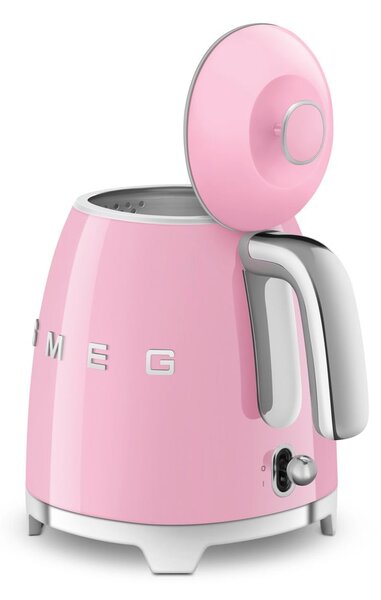 Розова електрическа кана от неръждаема стомана 800 ml Retro Style – SMEG