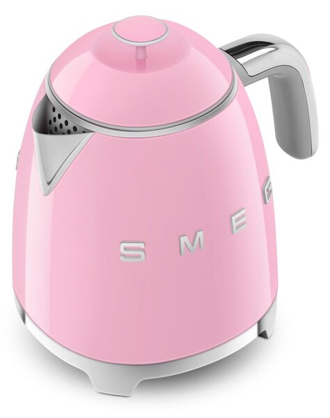 Розова електрическа кана от неръждаема стомана 800 ml Retro Style – SMEG