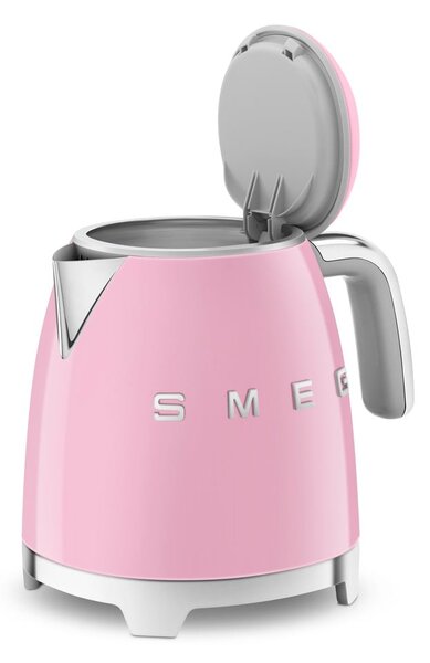 Розова електрическа кана от неръждаема стомана 800 ml Retro Style – SMEG