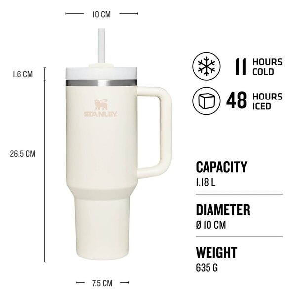 Кремав термос 1,18 l Quencher H2.O FlowState – Stanley