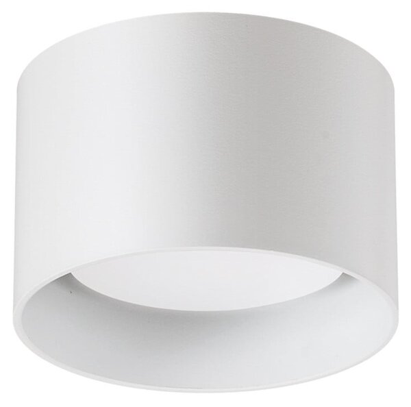 IDEAL LUX Ideal Lux осветително тяло Spike Round, бяло, алуминий, Ø 10 cm, Бял, Дневна/трапезария, Метал, Модерен