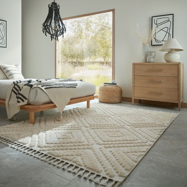 Кремав килим 160x230 cm Diomara – Flair Rugs