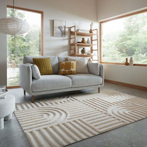 Кремав килим 200x300 cm Elara – Flair Rugs