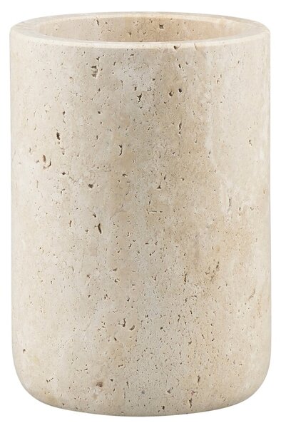 Бежова каменна чаша за четки за зъби Travertine – Mette Ditmer Denmark