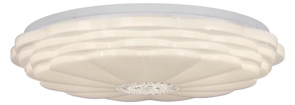 Бяло LED осветително тяло за таван 38x38 cm Victus – Candellux Lighting